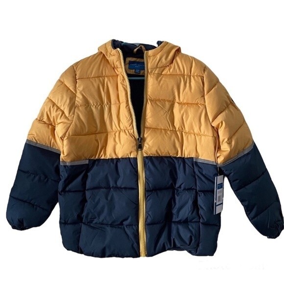 PERRY ELLIS BOY NWT ($120) Colorblock Fleece Lined Puffer Coat 18